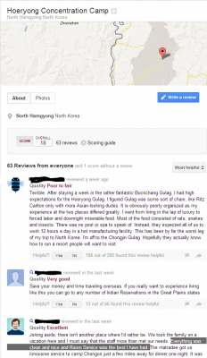 Hoeryong concentration camp on Google+