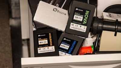 SSD's in drawer