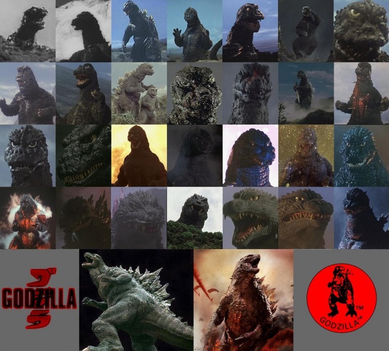 Godzilla 34 movies in 62 years