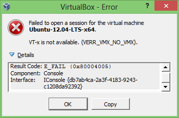 Как включить vt x в virtualbox на windows