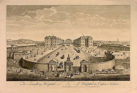 Philanthropy: The Foundling Hospital in London, England was founded in 1739 by the sea captain Thomas Coram.